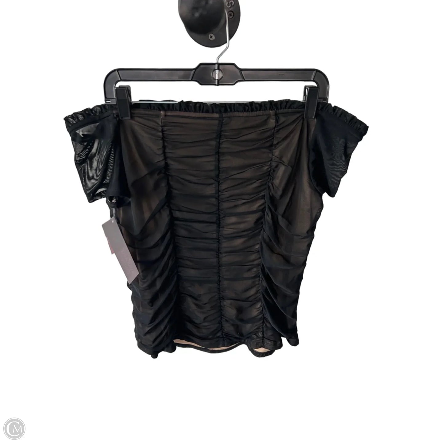 Top Short Sleeve By Torrid In Black, Size: M