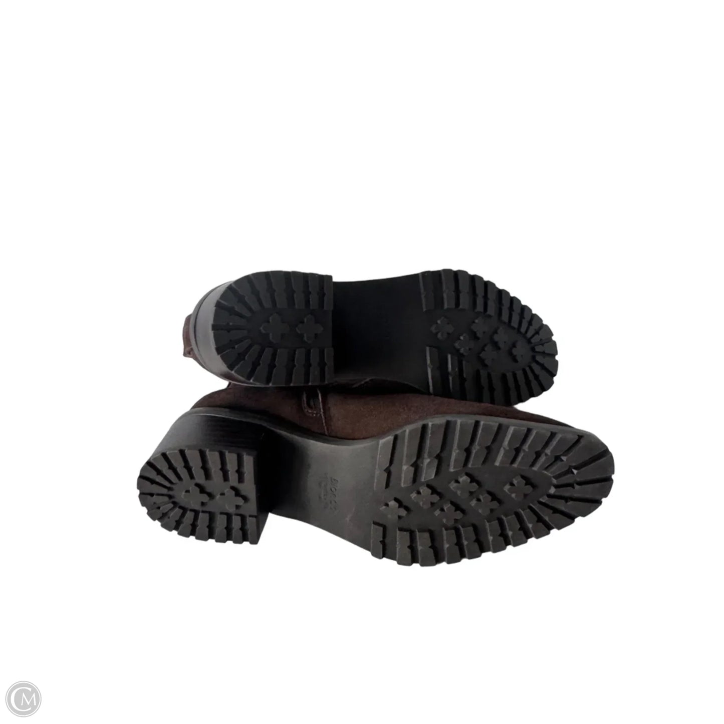 Boots Ankle Heels By Blondo In Brown, Size: 6