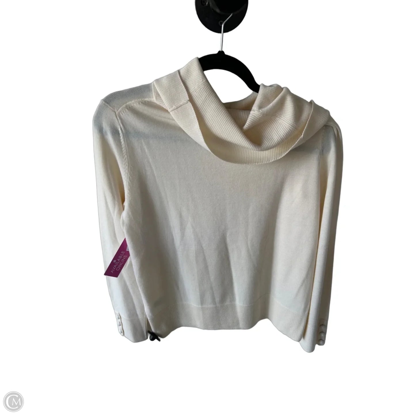 Sweater By Talbots In Cream, Size: M