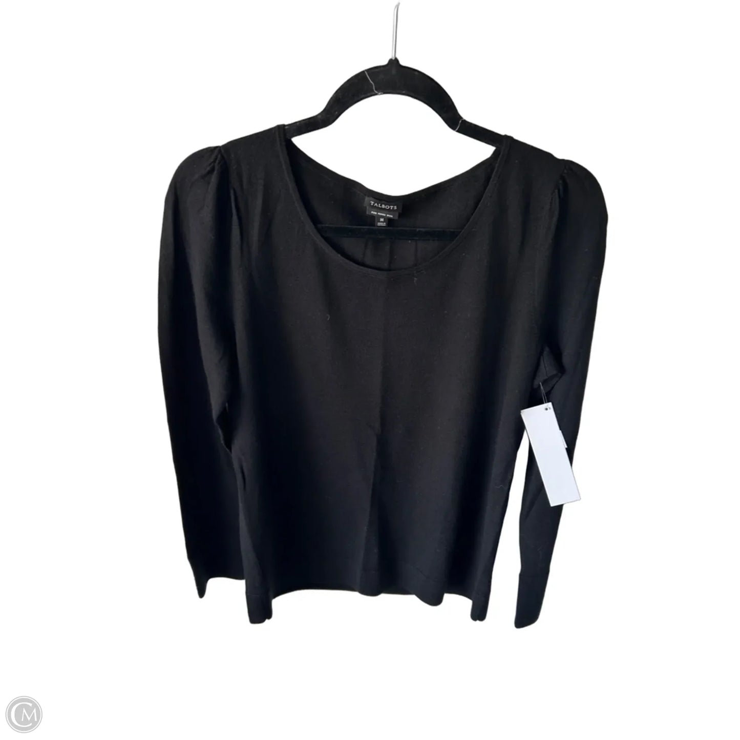Sweater By Talbots In Black, Size: M