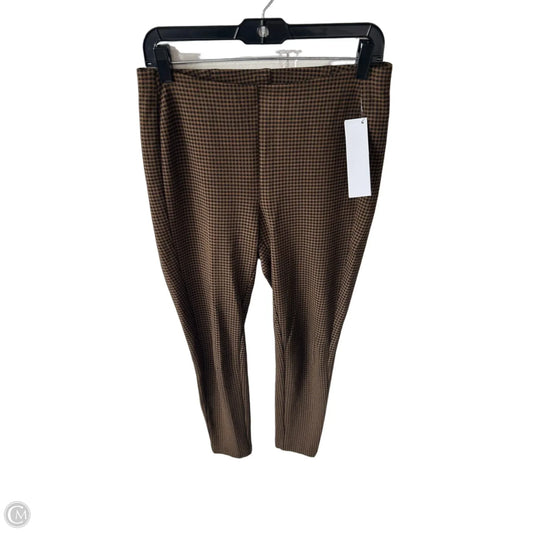 Pants Leggings By J. Jill In Black & Brown, Size: 8