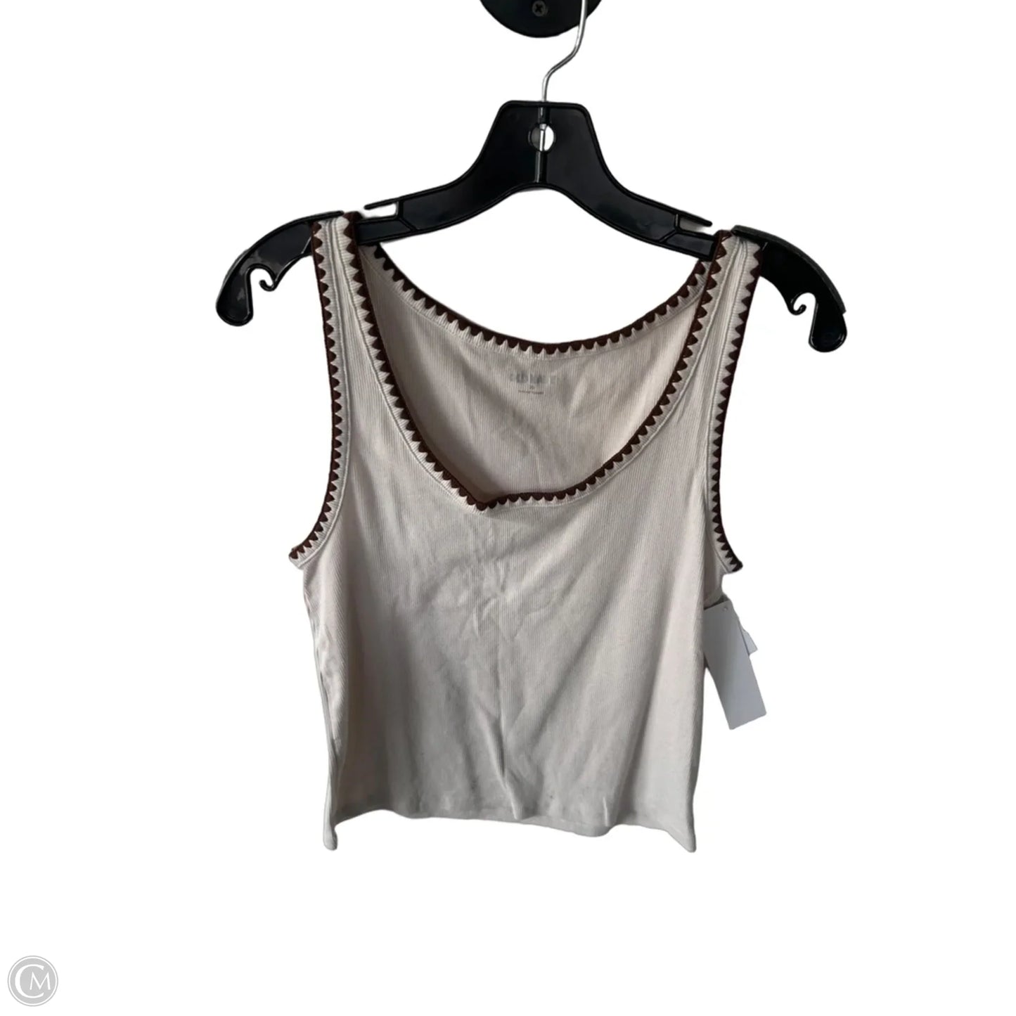 Top Sleeveless Basic By Old Navy In Brown & Tan, Size: Xl