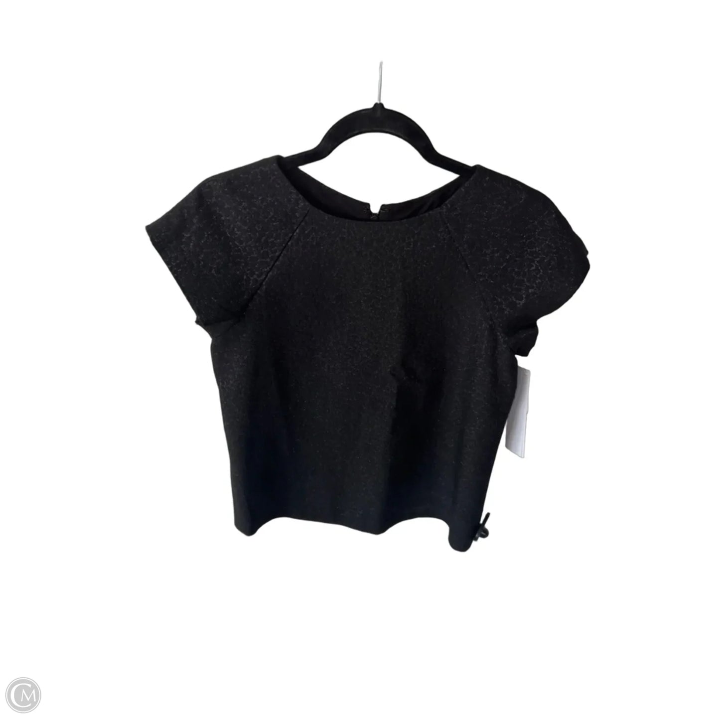 Top Short Sleeve Designer By Alice + Olivia In Black, Size: Xs