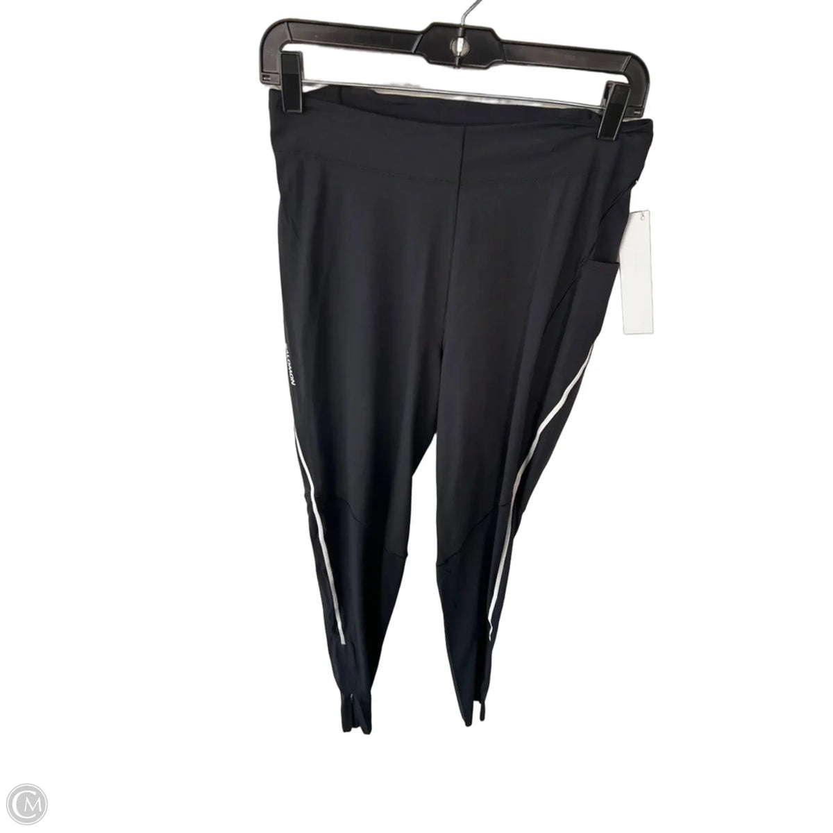 Athletic Leggings By Cmc In Black & White, Size: L