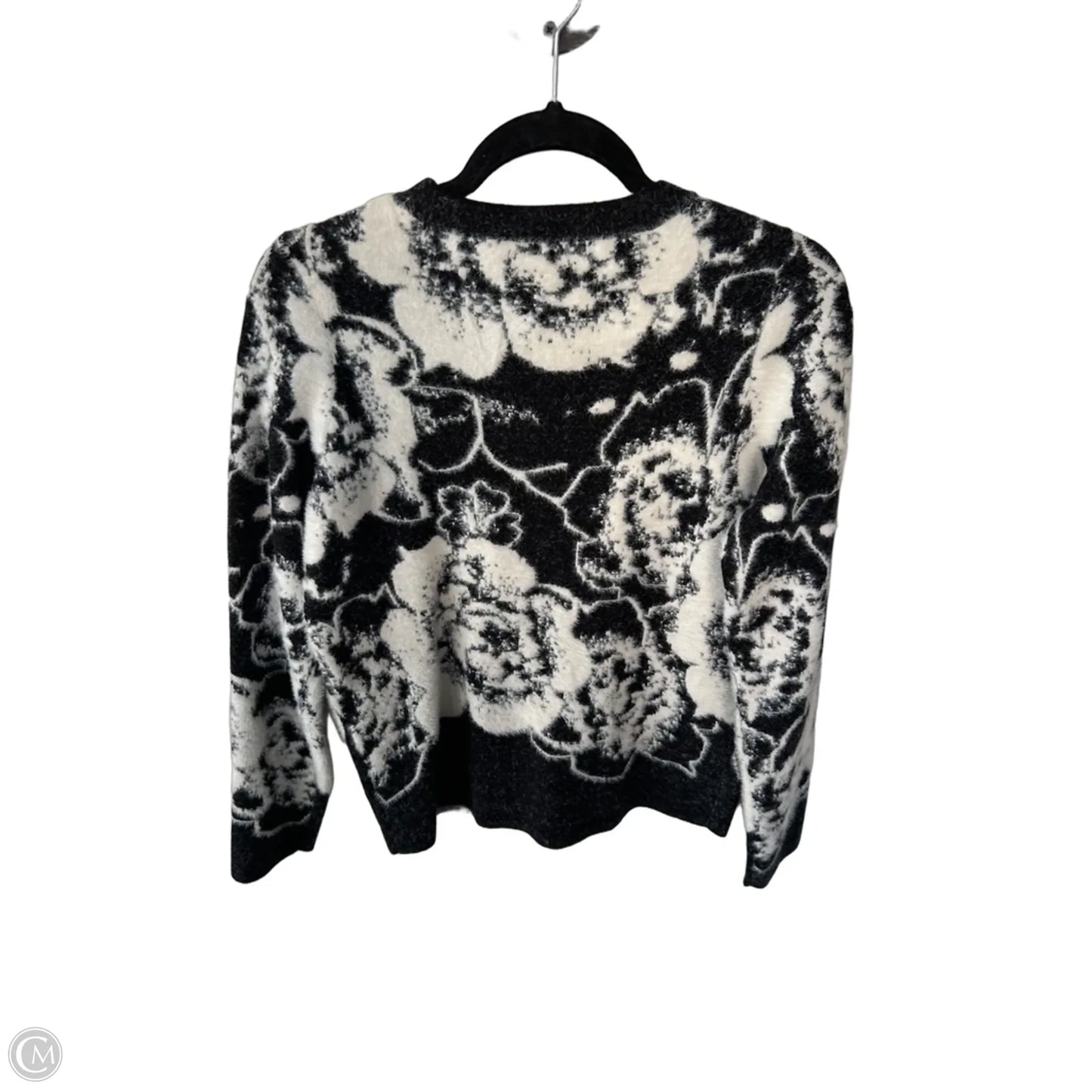 Sweater By Liverpool In Black & White, Size: M