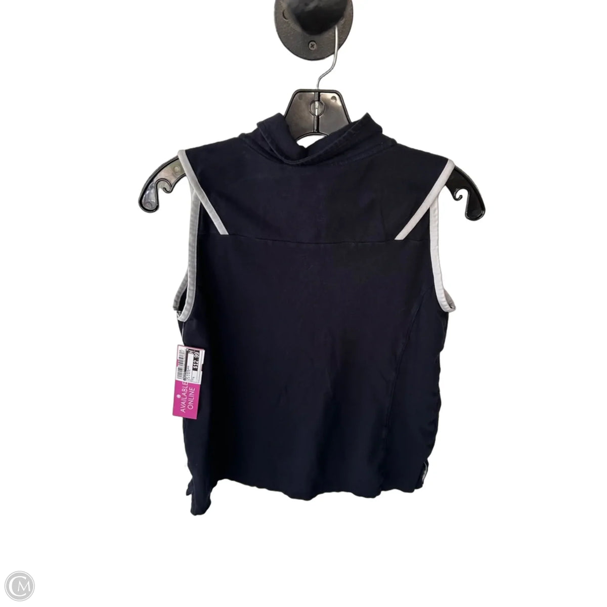 Top Sleeveless By Talbots In Blue & White, Size: S