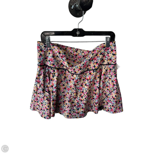 Athletic Skort By Athleta In Blue & Pink, Size: 1x