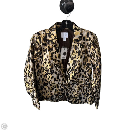 Blazer By Nine West In Animal Print, Size: M