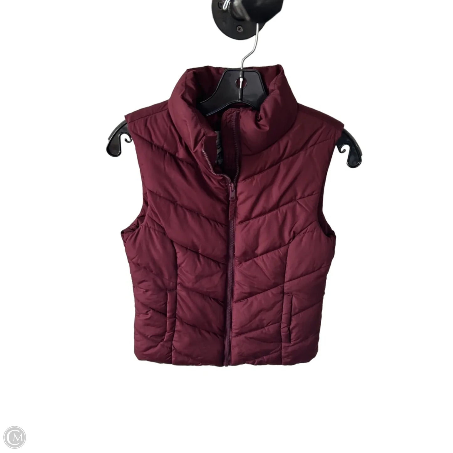 Vest Puffer & Quilted By Cole-haan In Red, Size: Xs