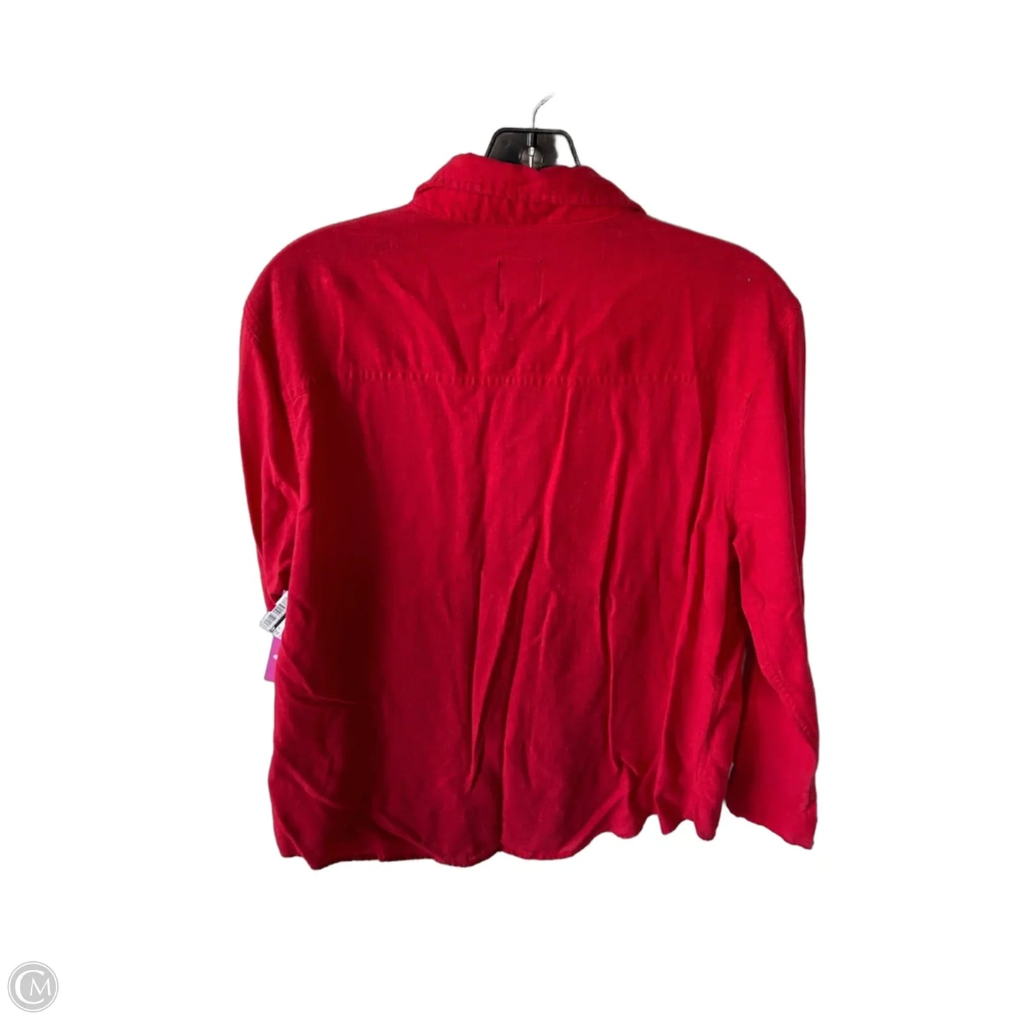 Top Long Sleeve By Gap In Red, Size: L