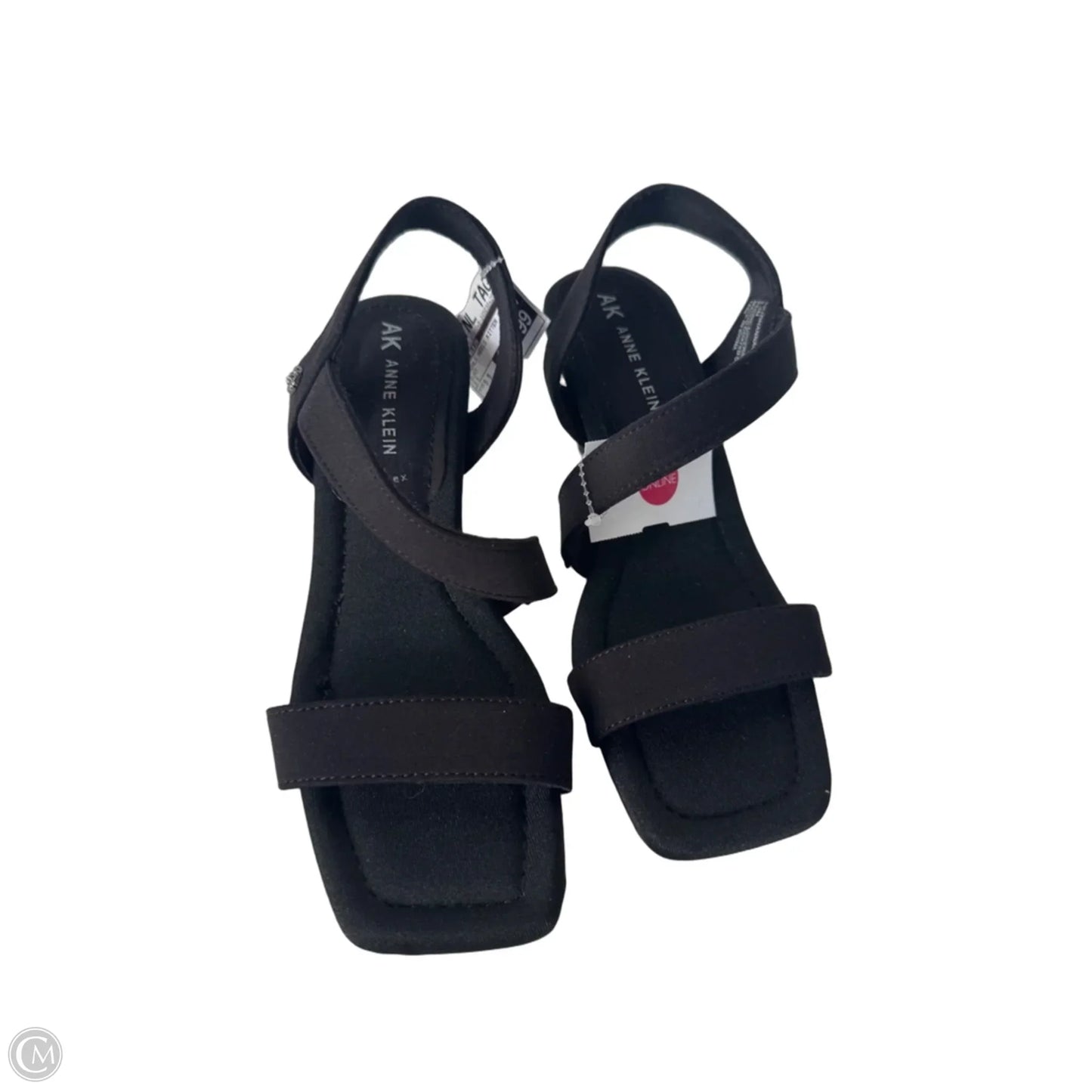 Sandals Heels Kitten By Anne Klein In Black, Size: 5.5