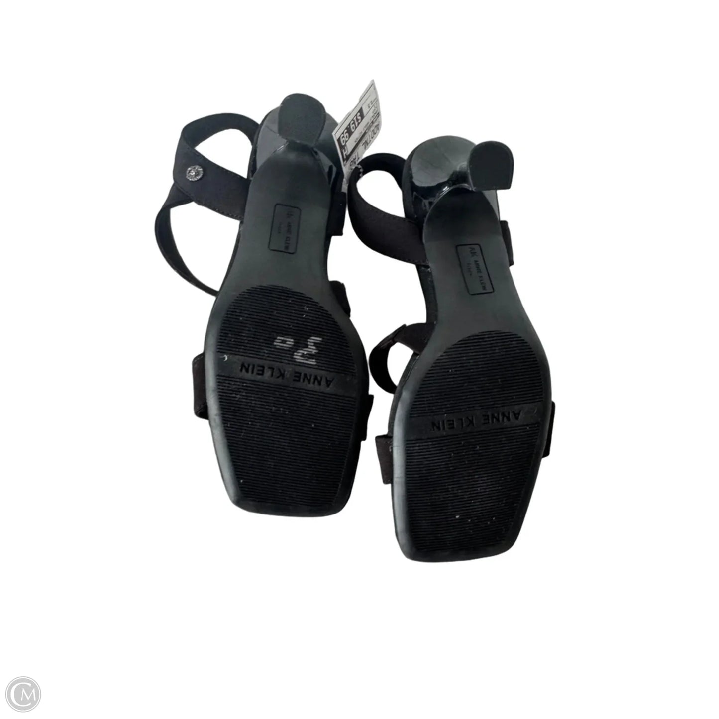 Sandals Heels Kitten By Anne Klein In Black, Size: 5.5