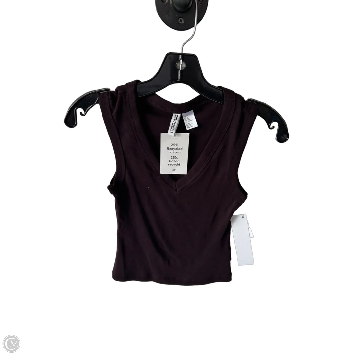 Top Sleeveless Basic By Divided In Brown, Size: Xs