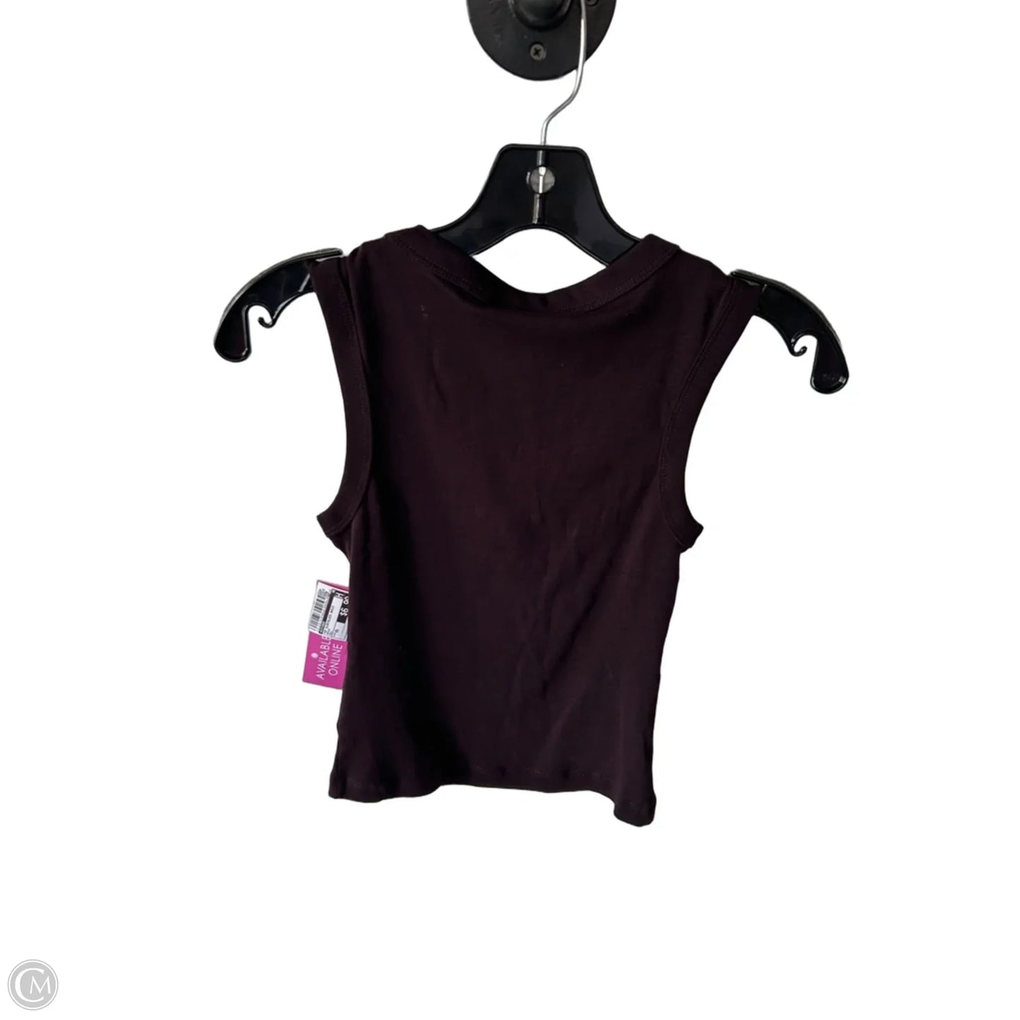 Top Sleeveless Basic By Divided In Brown, Size: Xs