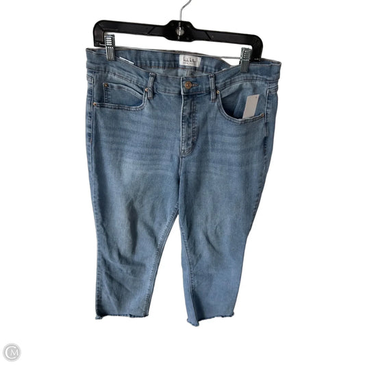 Jeans Boot Cut By Nicole By Nicole Miller In Blue Denim, Size: 14