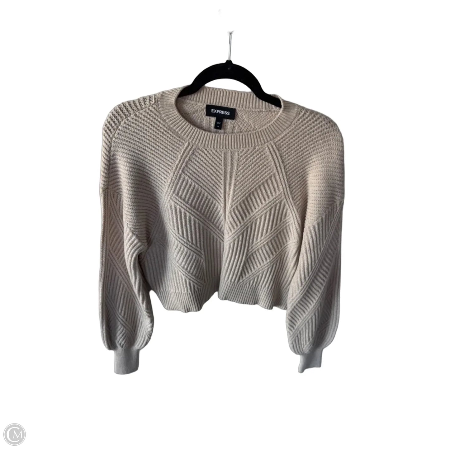 Sweater By Express In Tan, Size: Xs