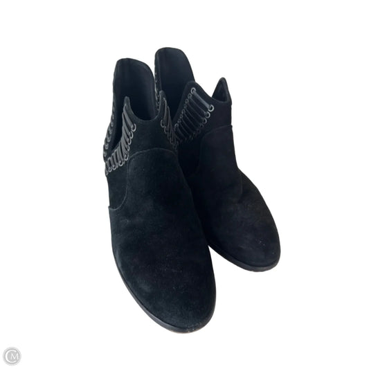 Boots Ankle Heels By Vince Camuto In Black, Size: 5.5
