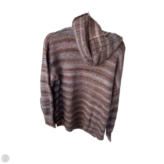 Sweater By Belle By Kim Gravel In Brown & Purple, Size: M