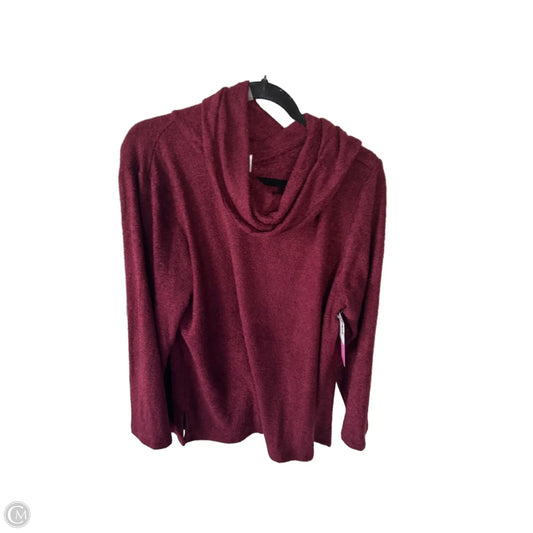 Sweater By Chicos In Red, Size: L