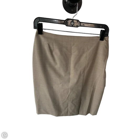 Skirt Mini & Short By Brooks Brothers In Tan, Size: 2p