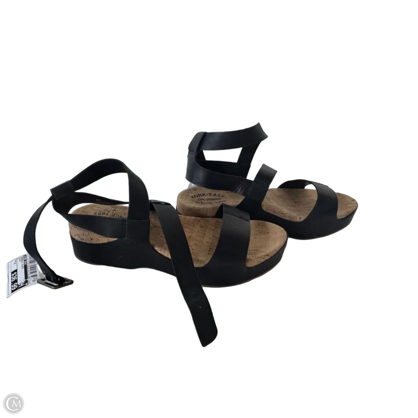 Sandals Flats By Kork Ease In Black, Size: 9