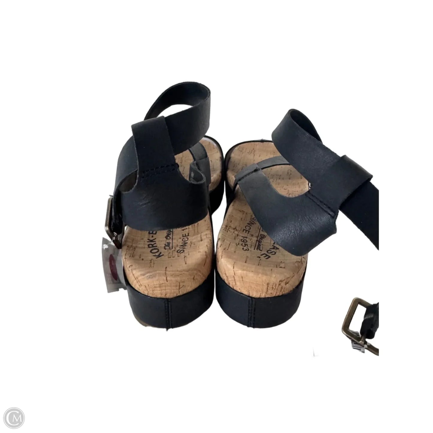 Sandals Flats By Kork Ease In Black, Size: 9