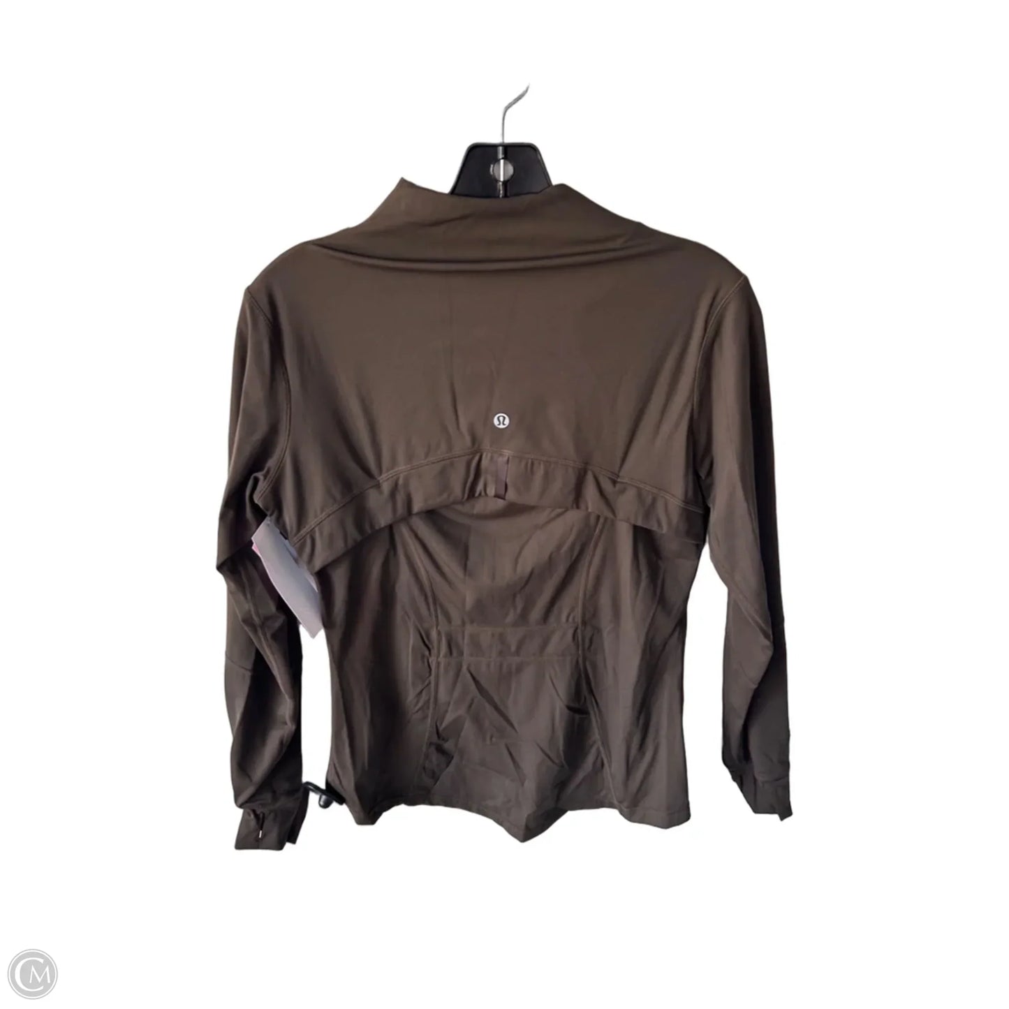 Athletic Jacket By Lululemon In Brown, Size: M