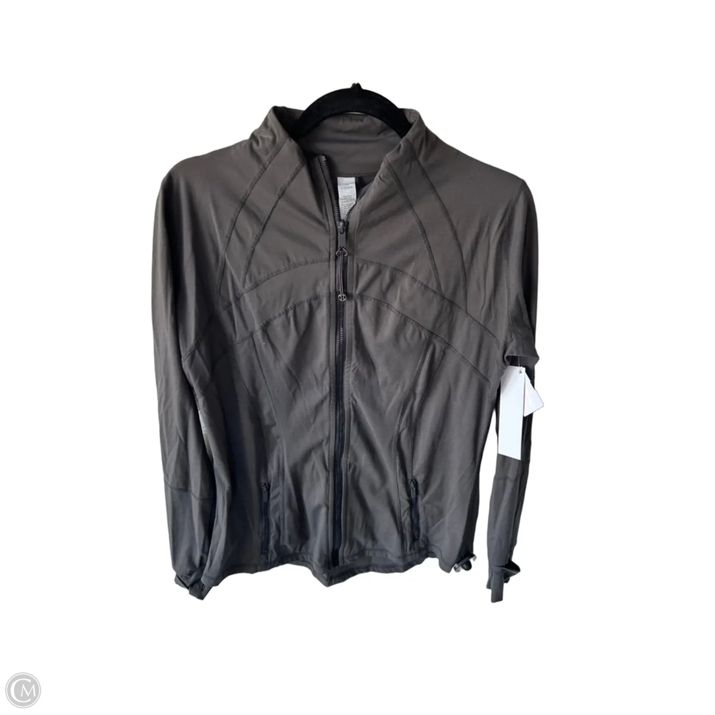Athletic Jacket By Lululemon In Tan, Size: M
