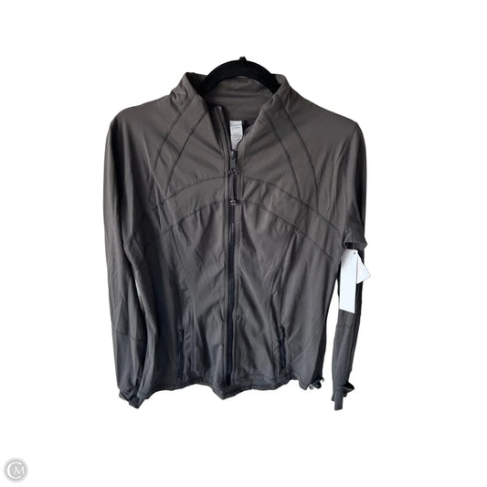 Athletic Jacket By Lululemon In Tan, Size: M