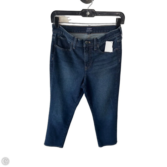 Jeans Straight By J. Crew In Blue Denim, Size: 2