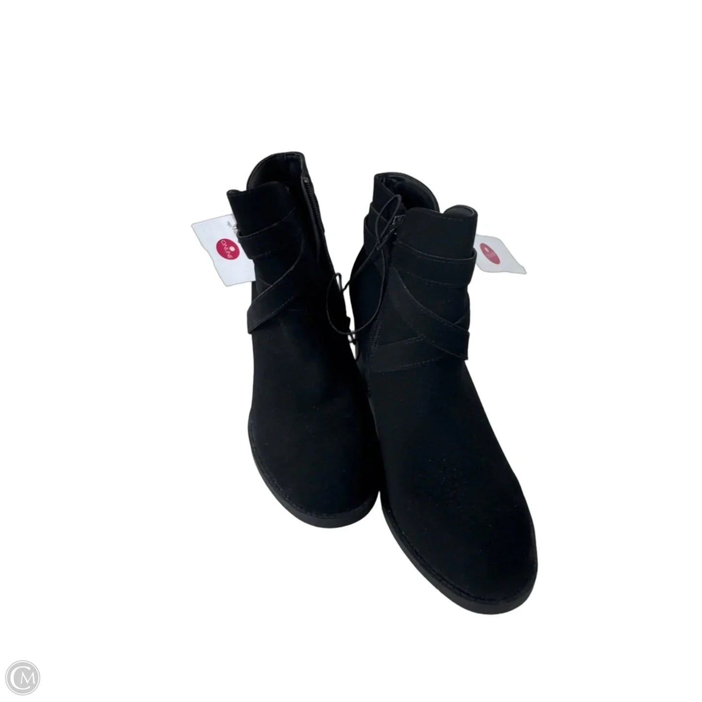Boots Ankle Heels By Me Too In Black, Size: 8