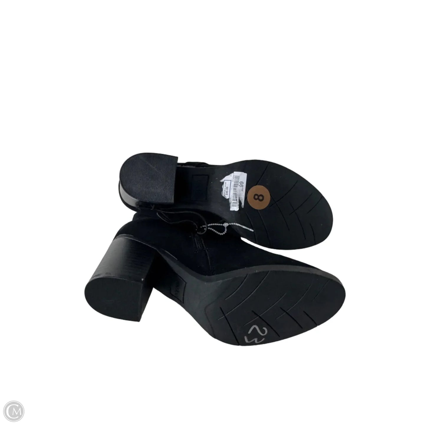 Boots Ankle Heels By Me Too In Black, Size: 8