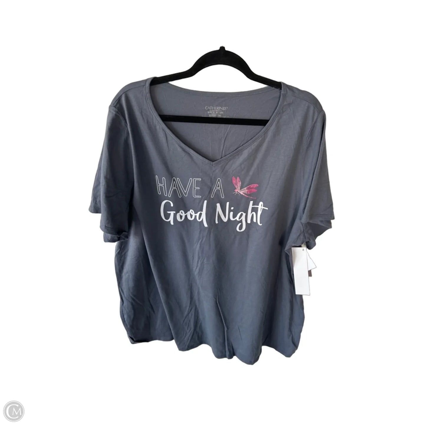 Nightshirt By Catherines In Grey, Size: 1x