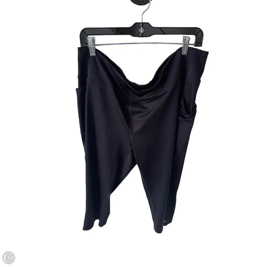 Athletic Leggings Capris By Tek Gear In Black, Size: 2x