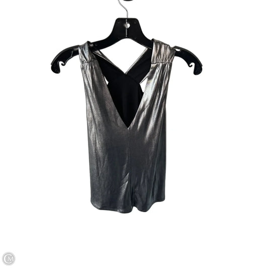 Top Sleeveless By Rachel Roy In Silver, Size: M