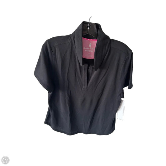 Top Short Sleeve By Tommy Bahama In Black, Size: L