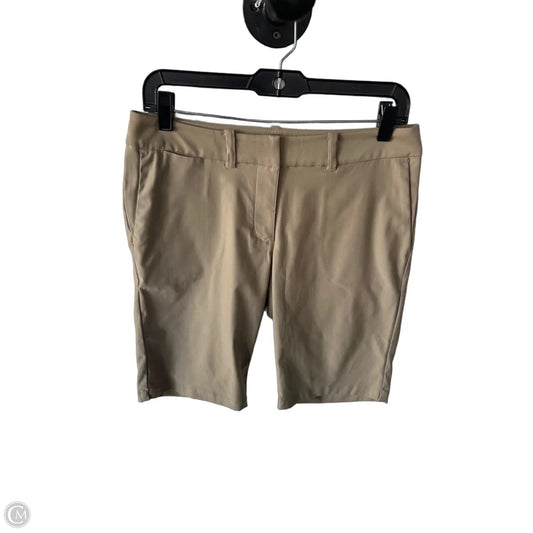 Athletic Shorts By Nike In Tan, Size: 4