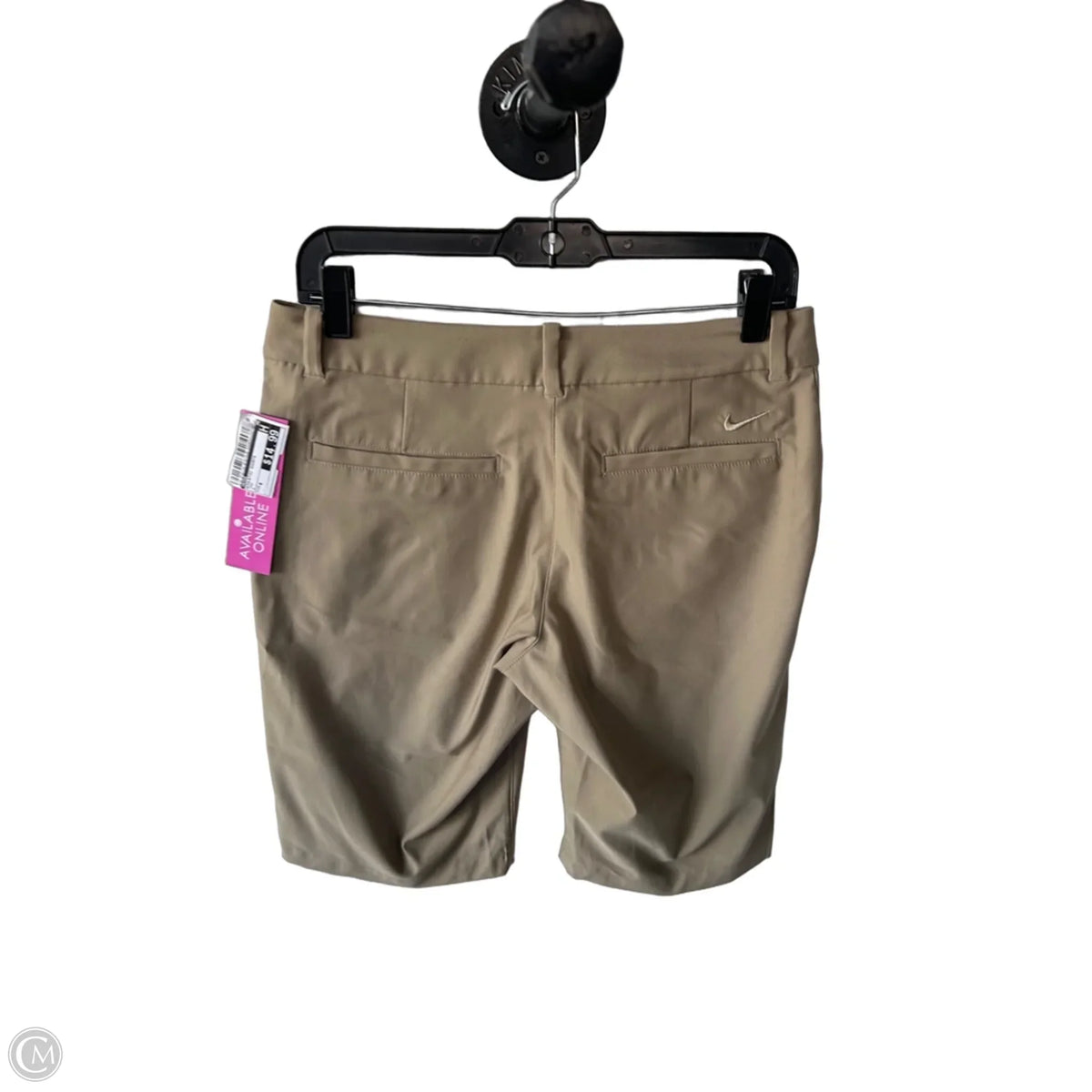 Athletic Shorts By Nike In Tan, Size: 4