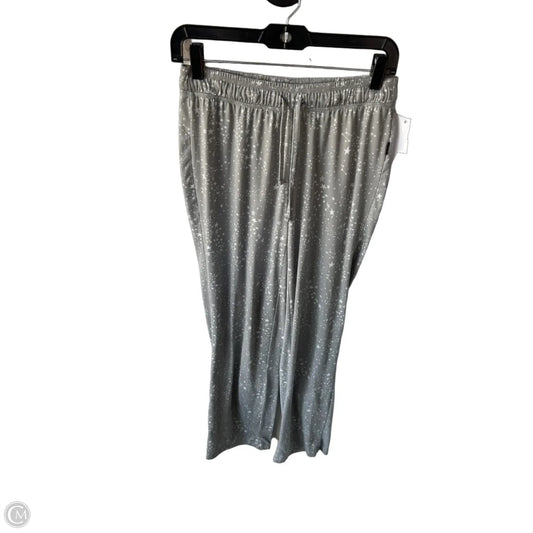 Pajama Pants By Eddie Bauer In Grey & White, Size: S