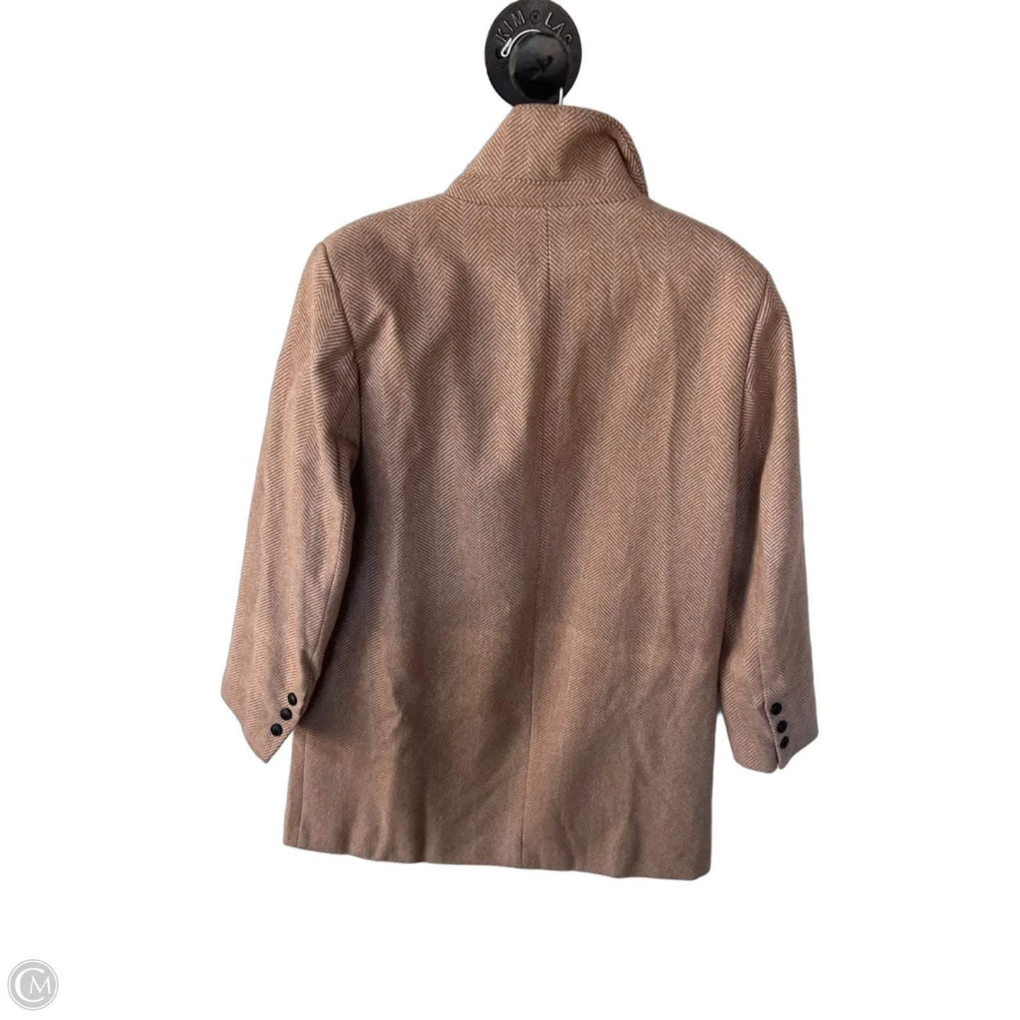 Blazer By Clothes Mentor In Tan, Size: L