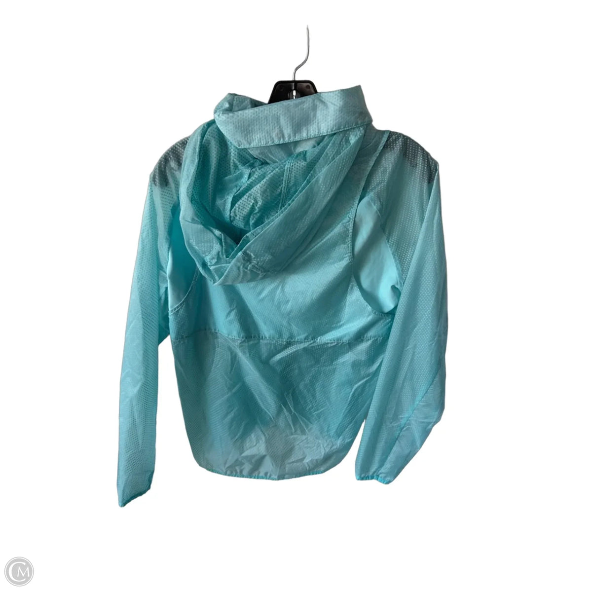 Athletic Jacket By Nike In Blue, Size: M