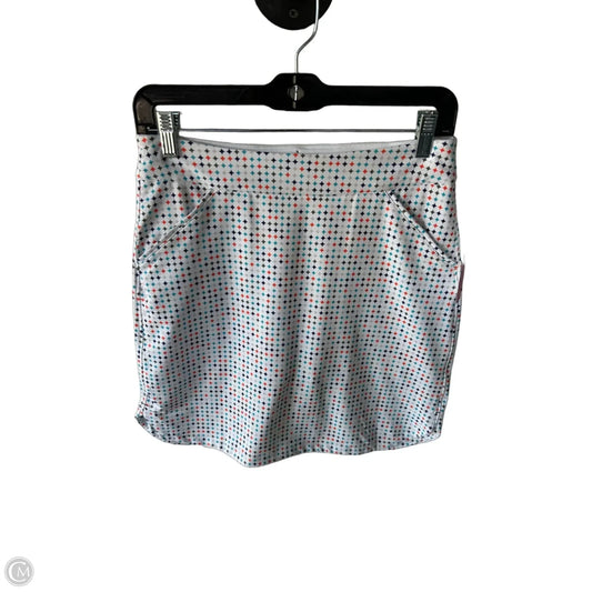 Athletic Skort By Peter Millar In Blue & White, Size: Xs
