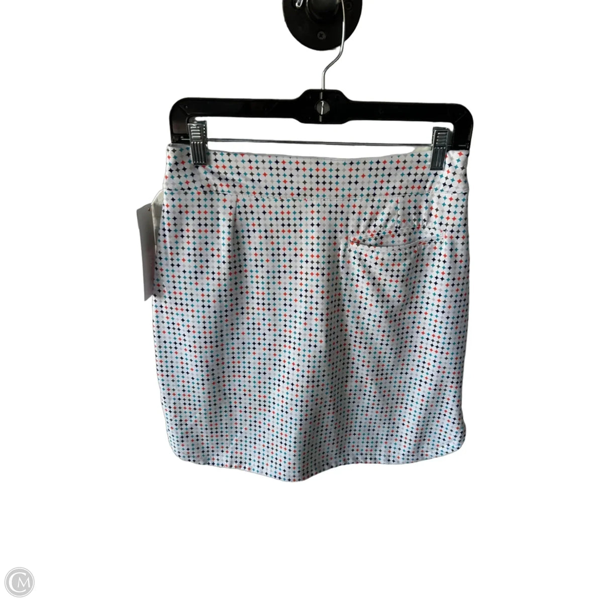Athletic Skort By Peter Millar In Blue & White, Size: Xs