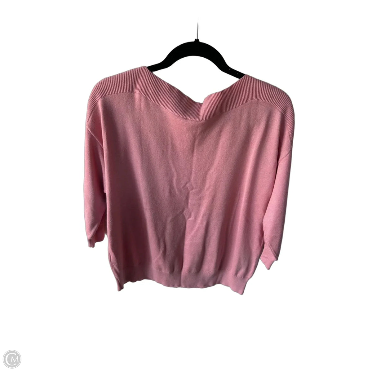 Sweater By Chicos In Pink, Size: L