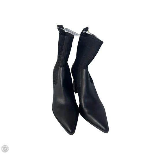 Boots Mid-calf Heels By Open Edit In Black, Size: 7.5