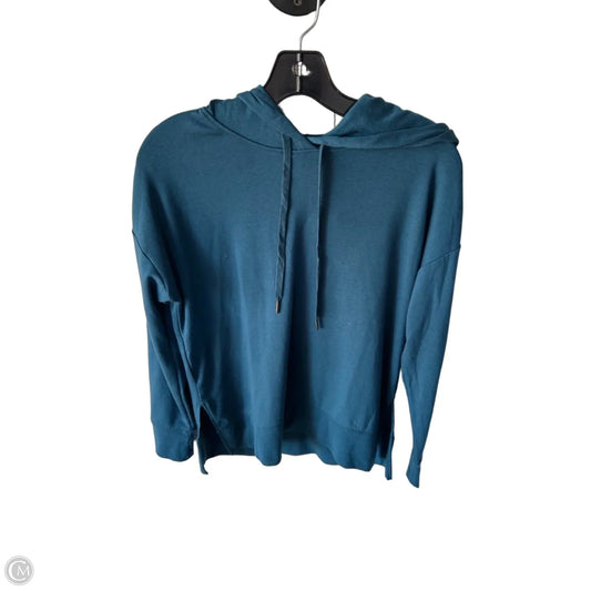Athletic Sweatshirt Hoodie By Gaiam In Blue, Size: S