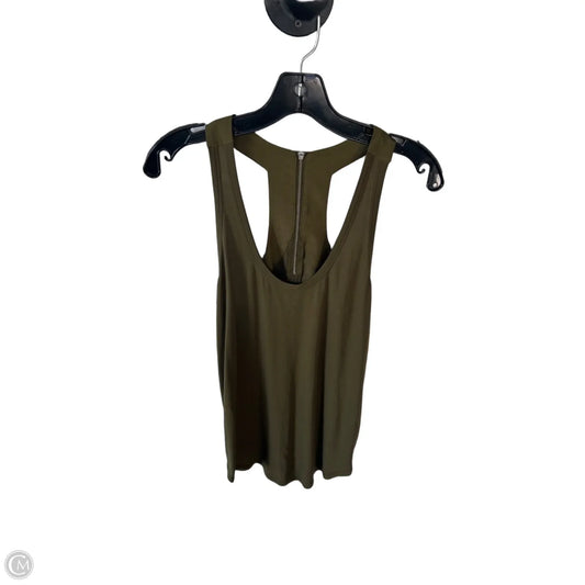 Top Sleeveless By Trouve In Green, Size: S