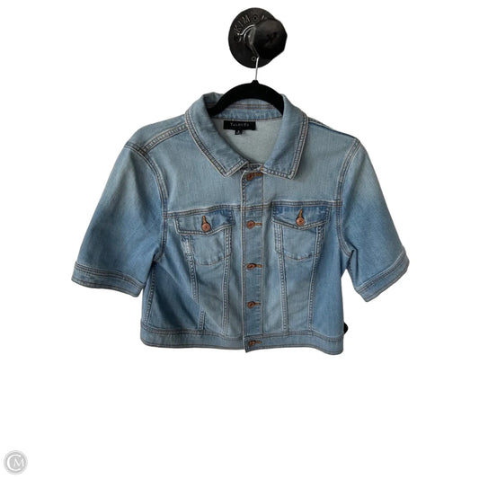 Jacket Denim By Talbots In Blue Denim, Size: M