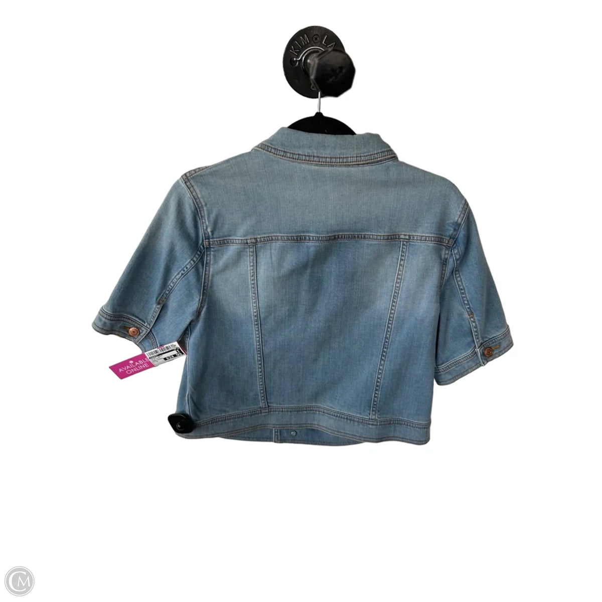 Jacket Denim By Talbots In Blue Denim, Size: M