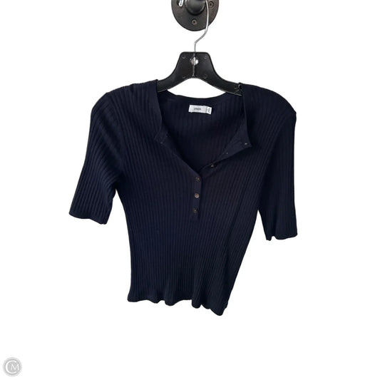 Sweater Short Sleeve By Vince In Blue, Size: S